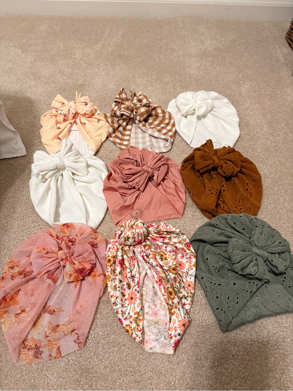 Bunny Knots Knotted Turbans - 9 Pack - Picture 2 of 8
